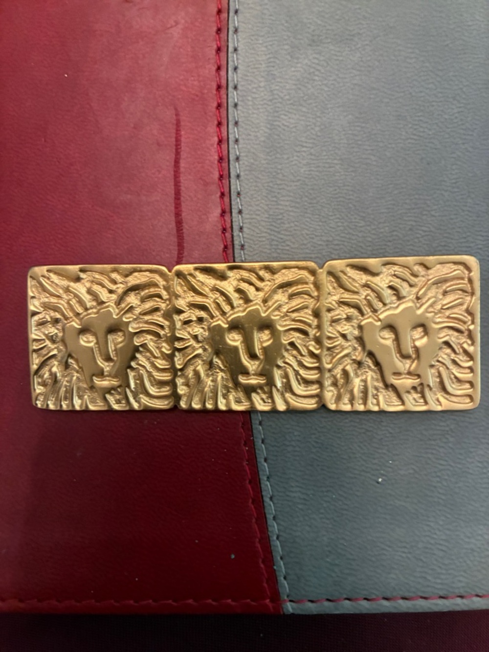 Vintage Ann Klein Brooch in Aged Gold